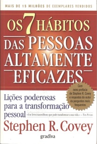 Stephen R. Covey: capa do livro "Os 7 hábitos das pessoas altamente eficazes"